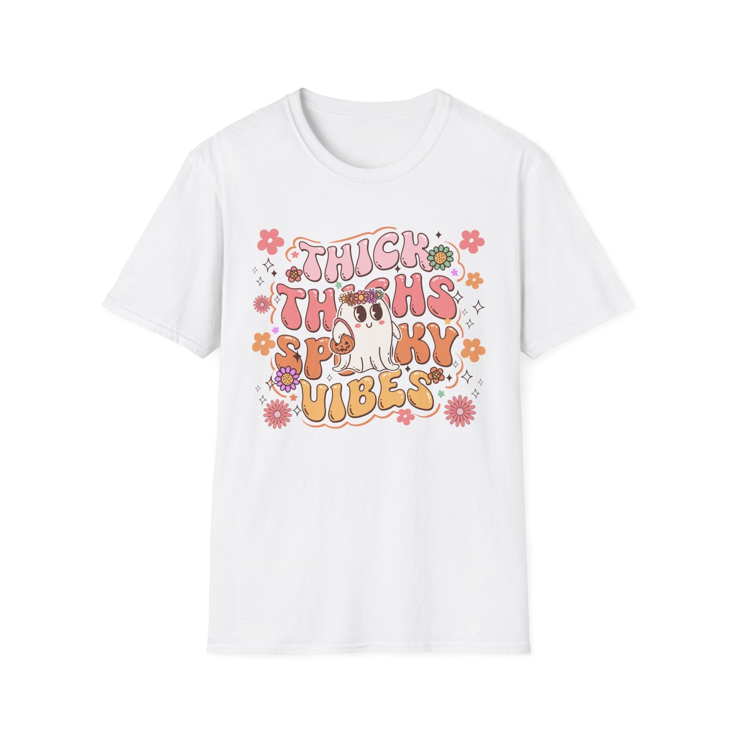 Thick Thighs Spooky Vibes T Shirt