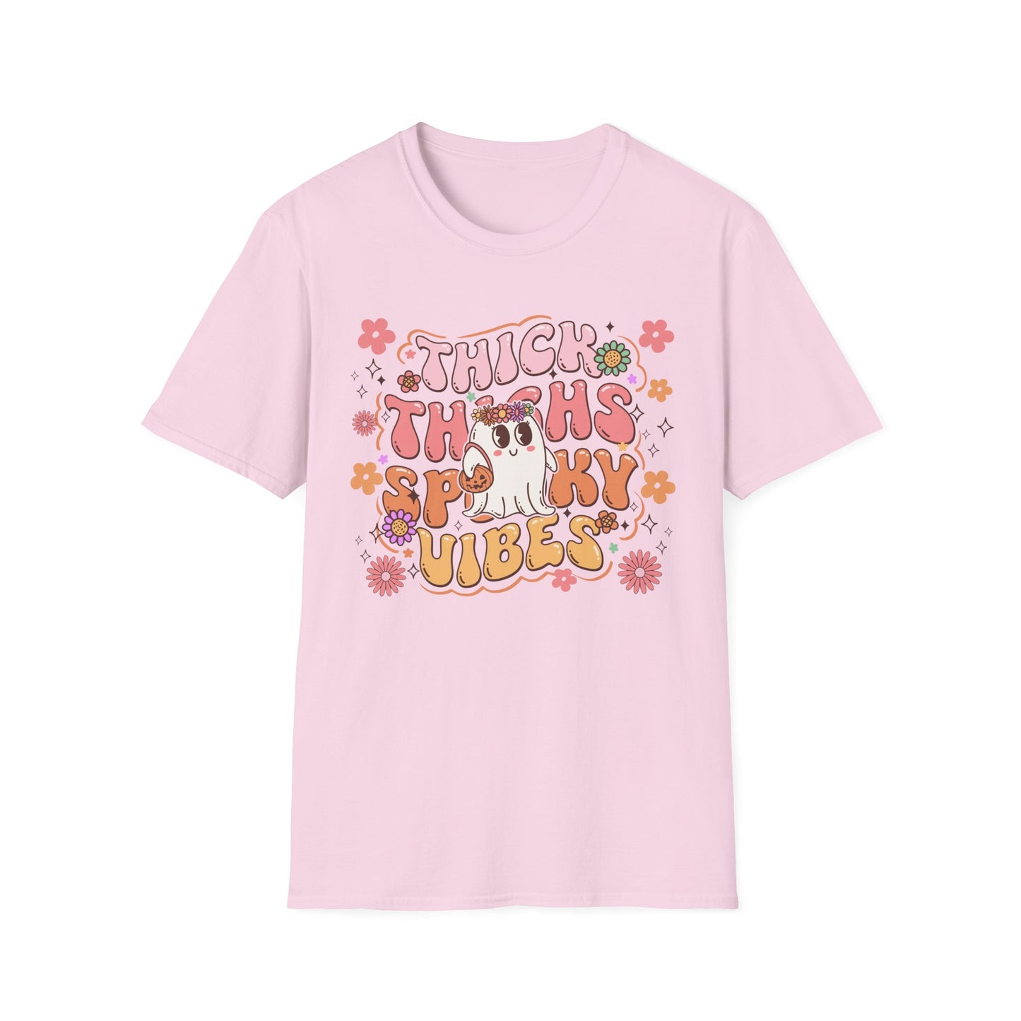 Thick Thighs Spooky Vibes T Shirt