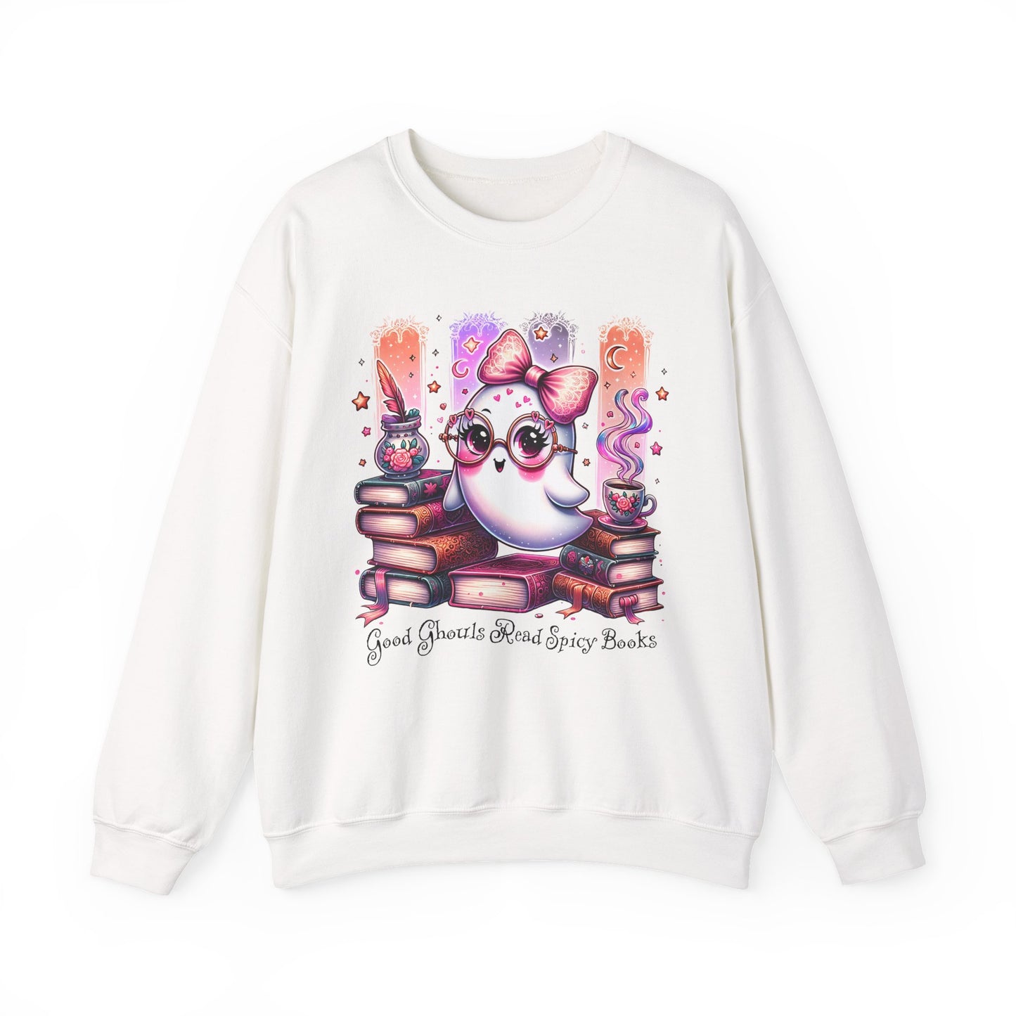 Cozy Ghostly Reading Sweatshirt