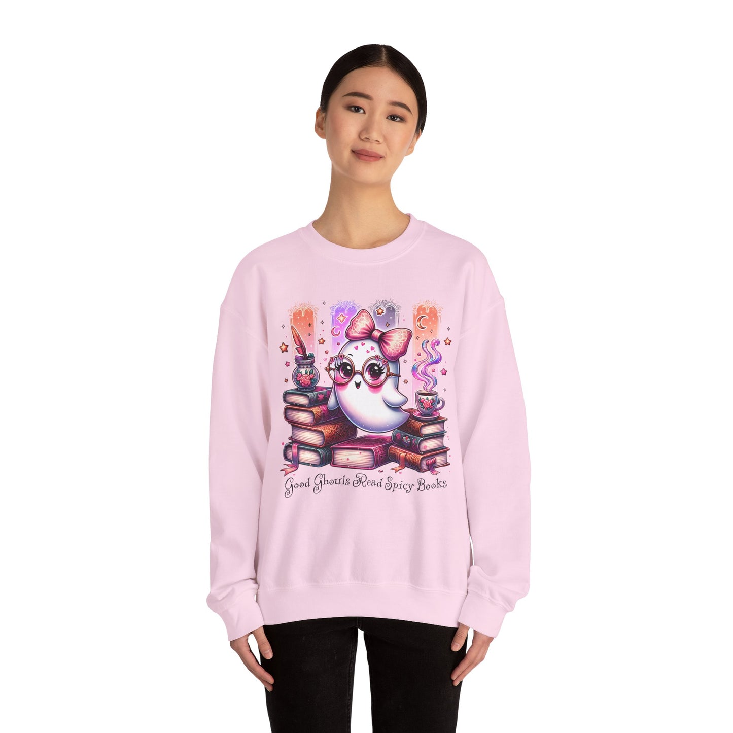 Cozy Ghostly Reading Sweatshirt