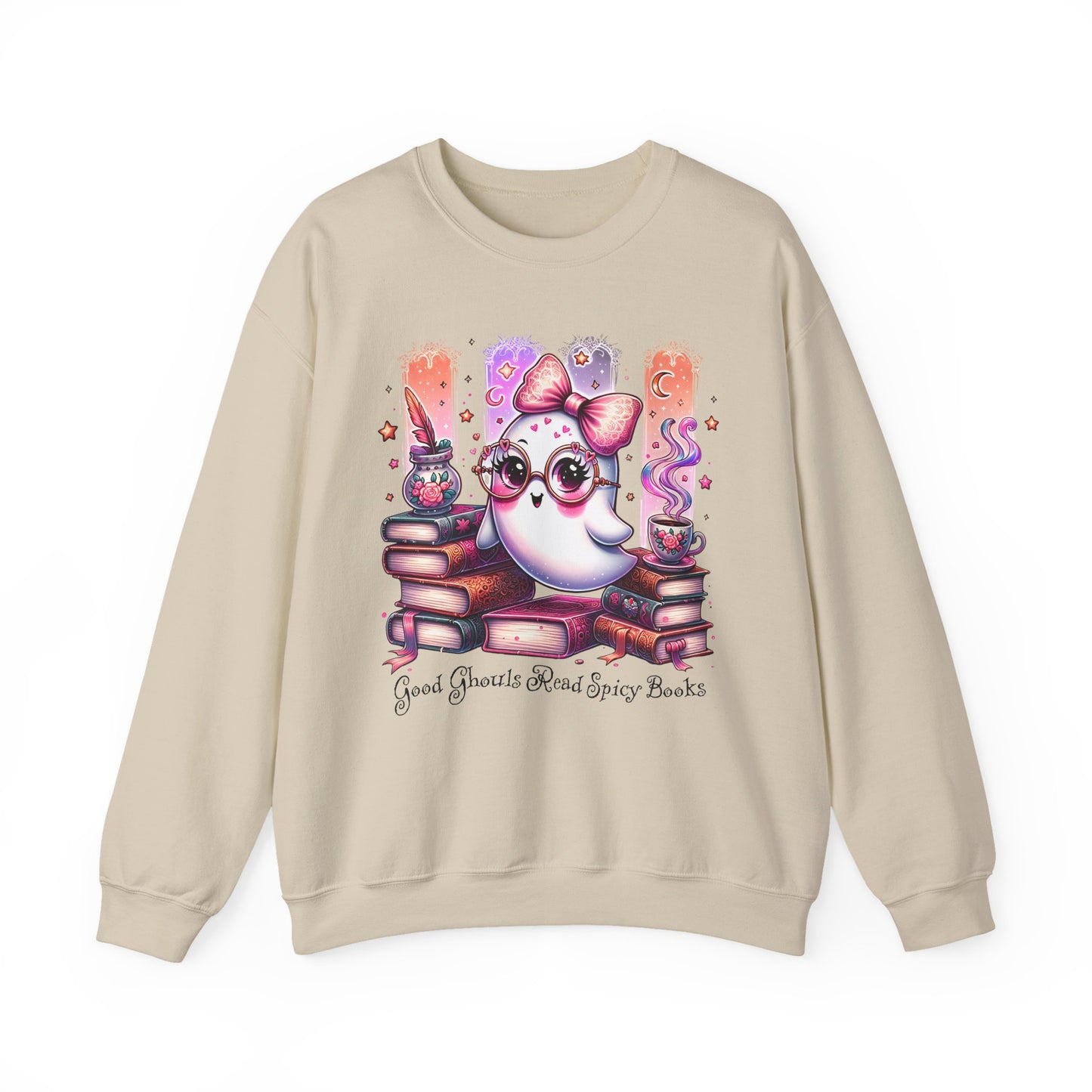 Cozy Ghostly Reading Sweatshirt