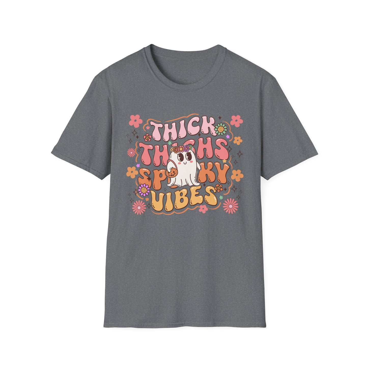 Thick Thighs Spooky Vibes T Shirt